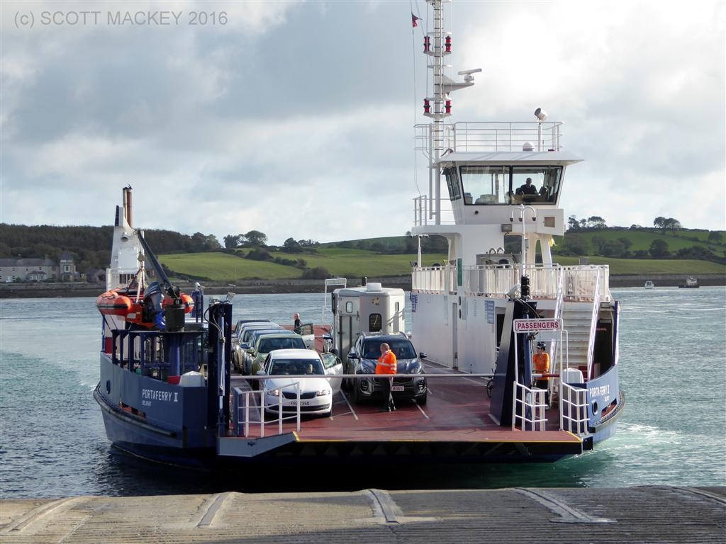 Portaferry II arrives at Strangford. Copyright © Scott Mackey.