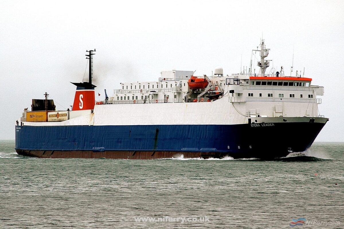 Stena Leader off Larne in 2009. Copyright © Gordon Hislip.