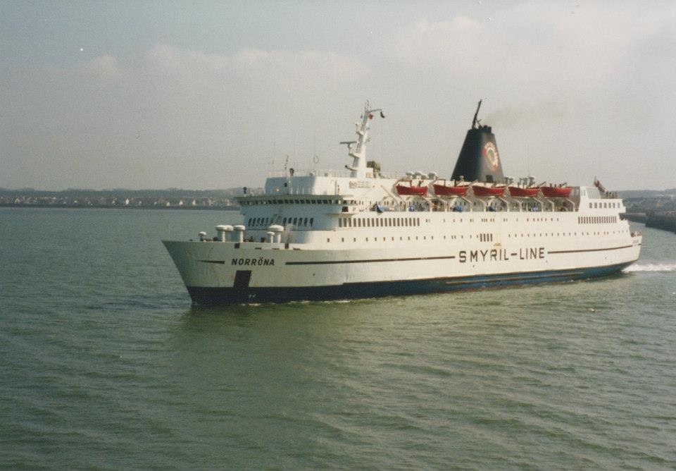 Norrona was chartered by Sealink Stena Line for refit cover. Copyright © Gary Andrews.