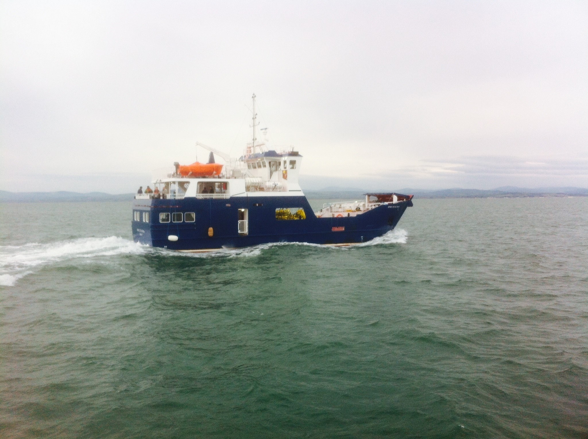Spirit of Rathlin on her first day of sea trials. Courtesy of Arklow Marine Services.