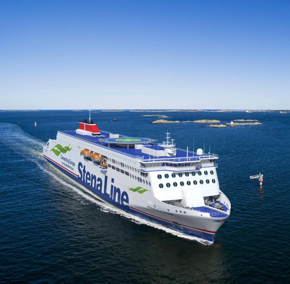 An artists rendering of the new Stena E-Flexer class. All four vessels are now confirmed as earmarked for Stena's routes from Belfast. Stena Line.