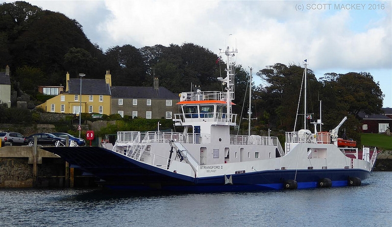 Strangford II laid over at Strangford during October 2016, before her introduction into service. Copyright © Scott Mackey.