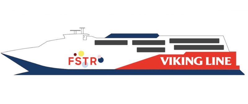 Viking Line promotional image for Viking FSTR, formerly P&O and Gotlandsbaten's HSC Express.