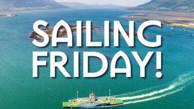 WHEN THE CLOCK STRIKES TWELVE. This Friday, 12noon departing from Greencastle County Down, the new Scenic Carlingford Ferry will make its maiden voyage across to Greenore in County Louth. Excited doesn’t even come close! Thanks for your patience and support. Spread the word. Click www.carlingfordferry.com for tickets. Also available to purchase on board.