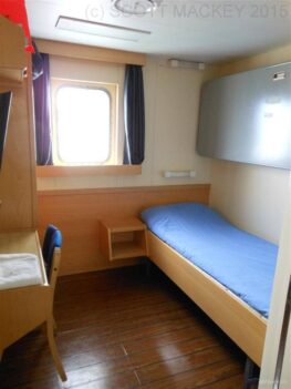 SEATRUCK PACE double occupancy cabin. Copyright © Scott Mackey.