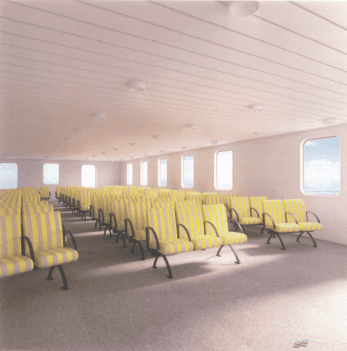 Interior render of LE RIF as it is intended she will look following the completion of her refurbishment. DWLM.