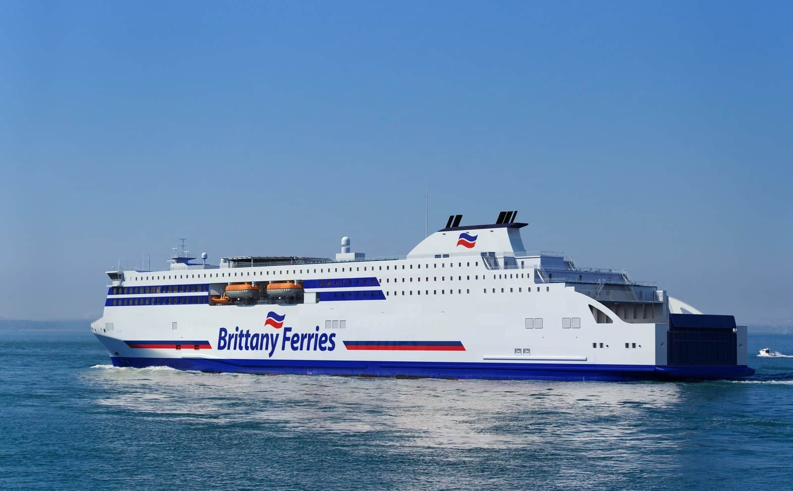 Rendering of Brittany Ferries' Stena E-Flexer class vessels. Brittany Ferries.