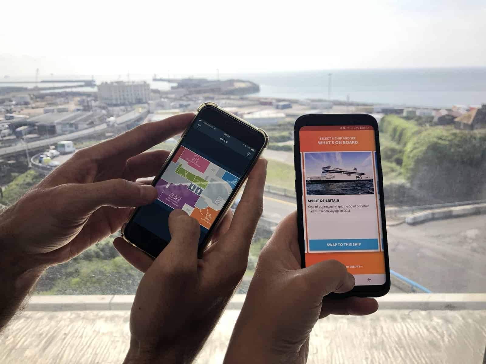 The P&O Ferries mobile app - which will be rolled out across the company's fleet of passenger ships including on its Larne-Cairnryan route, the English Channel and the North Sea - will mean that customers no longer have to use any paper for their tickets.