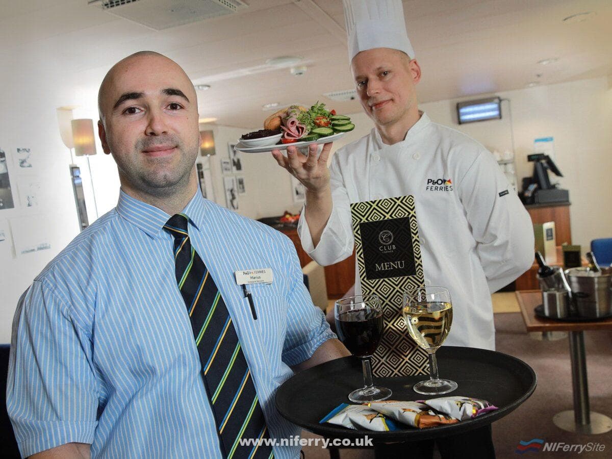 P&O Ferries is delighted to launch its new Club Lounge Menu offering even more choice for customers travelling between Larne and Cairnryan on the shortest and most frequent crossing between Northern Ireland and Scotland. P&O Ferries.