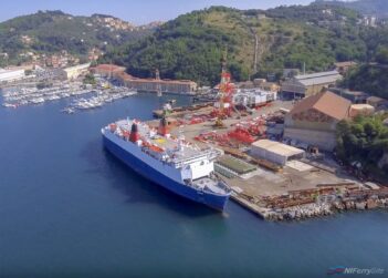 LE RIF nearing the end of her refurbishment during 2018 at Jobson Italia's Naples yard. Copyright © Jobson Italia (Screen grab from video).