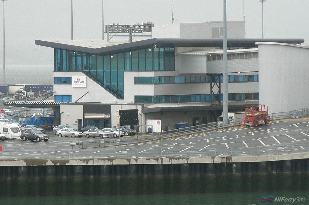 The terminal building at Belfast Victoria Terminal 4 (VT4). Copyright © Scott Mackey.