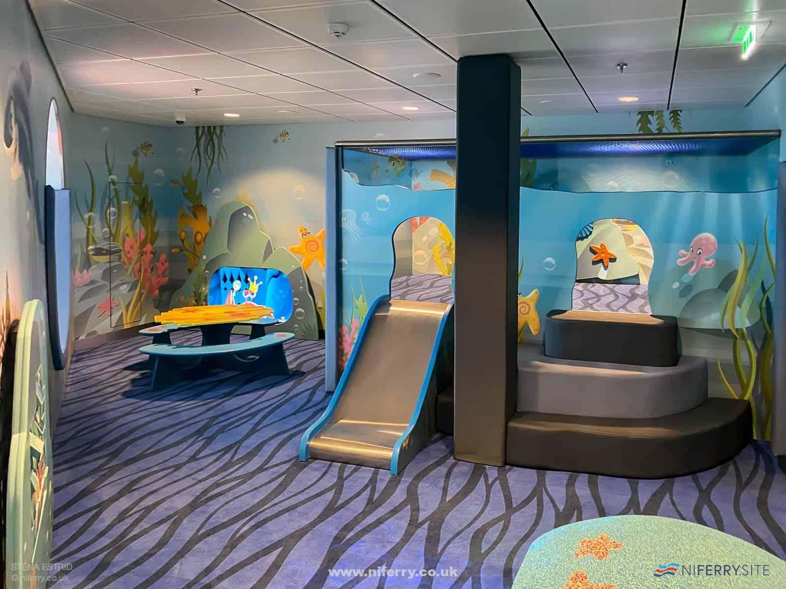 Insidede 'Happy World', Deck 8. This is the second of the two children's play areas. © niferry.co.uk