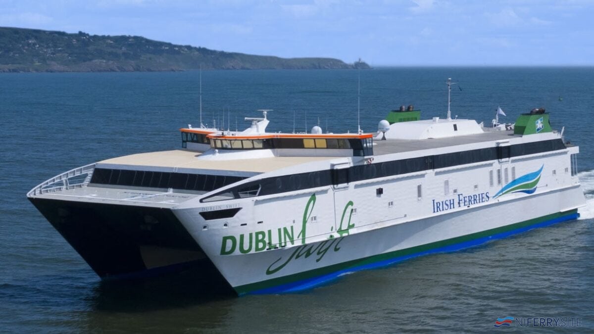 Irish Ferries' DUBLIN SWIFT. Irish Ferries.