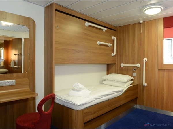 Disabled cabin on Stena Lagan/Stena Mersey. Stena Line.