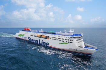 Construction of the two longer Stena Line ferries began with a steel cutting ceremony for the two vessels on April 2 and May 29 this year on site in Weihai, China. Due to COVID-19, only site teams were present. Mild Design / Stena Line