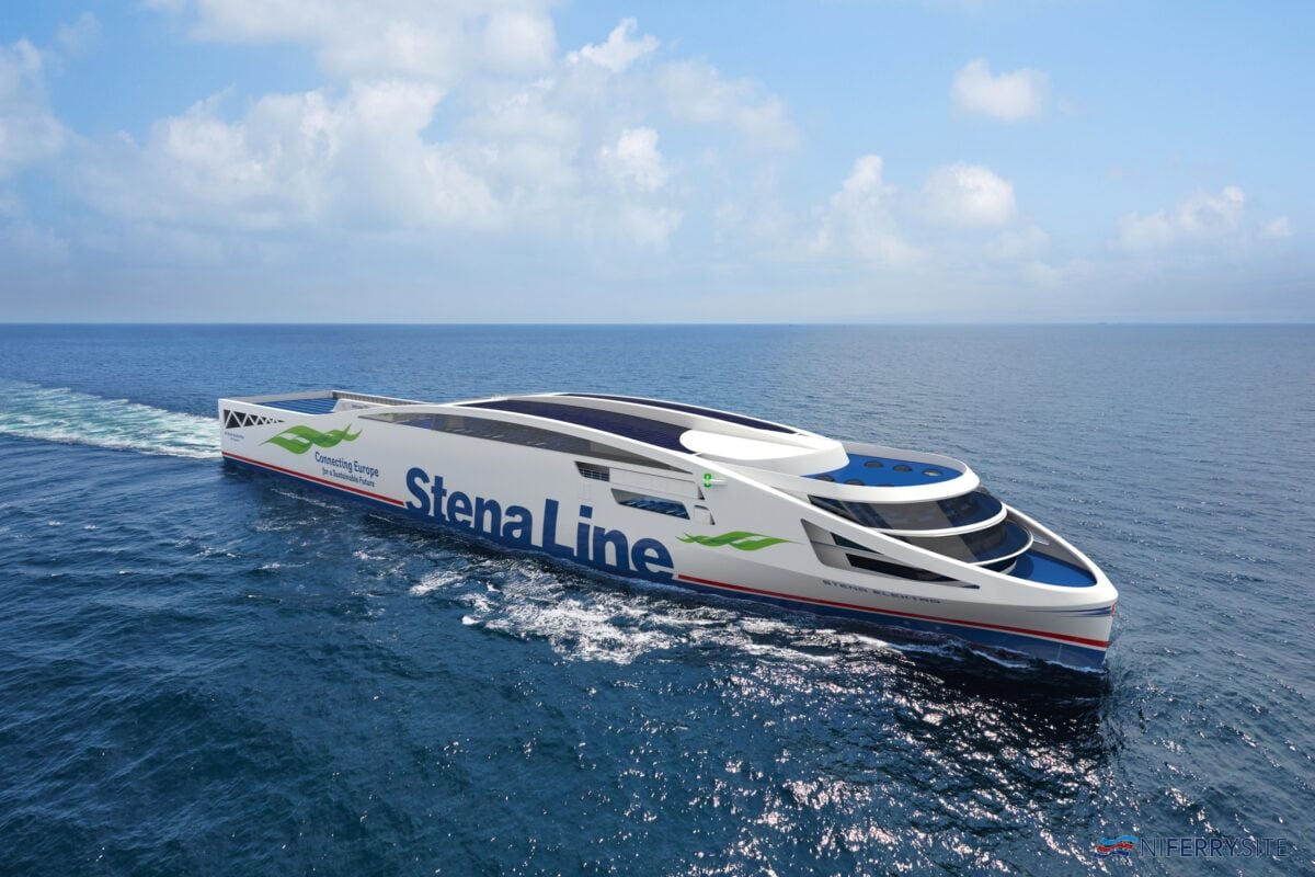 Stena Line aims to launch a fully battery powered vessel before 2030. Stena Elektra is a lightweight battery powered vessel with capacity to run approximately 50 nautical miles on batteries only, i.e. between Gothenburg or Fredrikshaven. The project is an important step on the way to reach zero emissions by 2050. © Stena Line.