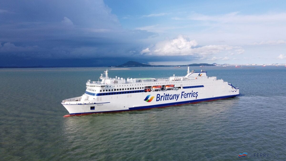 Brittany Ferries Galicia enters service Dec 20 Brittany Ferries says Green