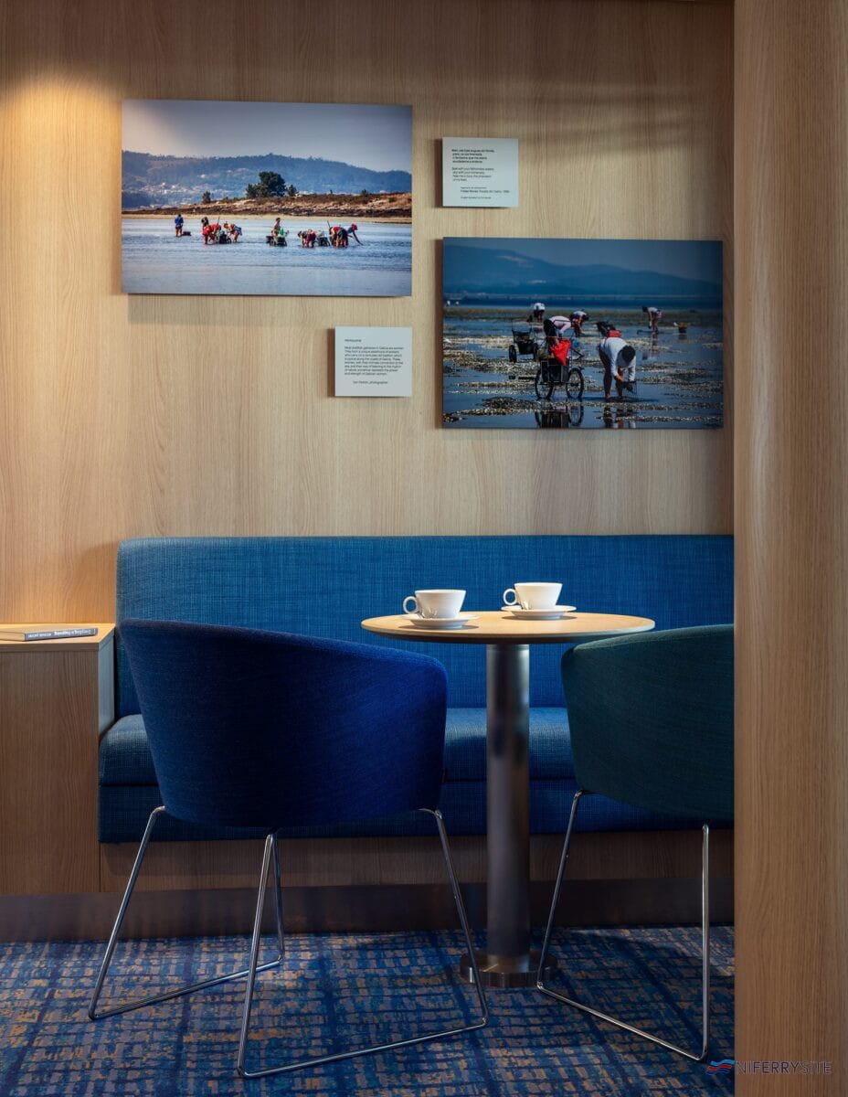 The travel lounge, GALICIA. Brittany Ferries